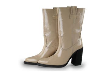 Bronx Cowboy laarzen in maat 40 Beige, Kleding | Dames, Bronx, Verzenden, Beige, Zo goed als nieuw
