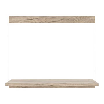 Badkamerspiegel Krildihana met plank 50x60x12 cm eikenkleuri, Huis en Inrichting, Woonaccessoires | Spiegels, Verzenden, Nieuw