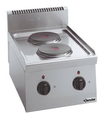 Bartscher Fornuis | Elektrisch | 2 Kookplaten | 2x 2kW | Ø18, Ophalen of Verzenden, Nieuw in verpakking