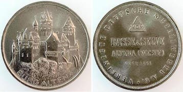 5 Mark 1968 Duitsland 5 Dm Vdm Automaten-probe mit Randin..., Verzenden