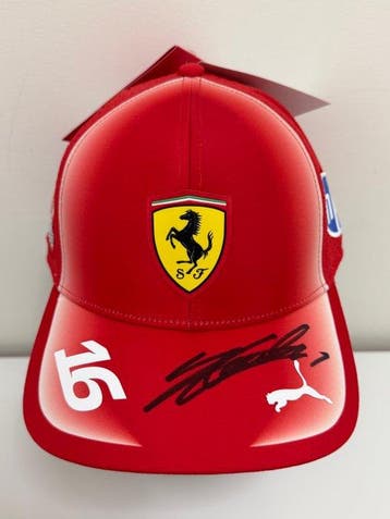 Ferrari - Charles Leclerc - 2026 - Honkbalpet, Nieuw
