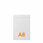 A8 Prijskaarthoesje / Meubelkaarthoes / Flexibele Hoes -...