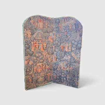 Kamerscherm - Hout, Textiel - Milflores Middeleeuws