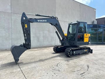 Veiling: Midigraafmachine Volvo EC60C Diesel 2014, Ophalen, Graafmachine