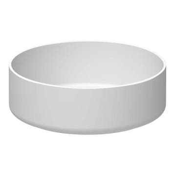 Brauer Circle Waskom - Rond - 36 cm - Keramiek - Mat - Wit, Ophalen of Verzenden, Nieuw