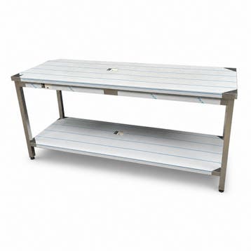 Showroom model RVS Werktafel 1900(b) x 900(h) x 600(d) mm -, Ophalen of Verzenden