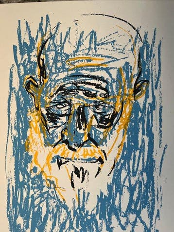 Markus Lüpertz (1941) - Konzertplakat - Theater Lübeck