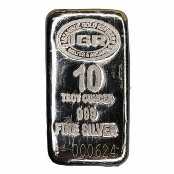10 troy ounce - Zilver .999 - 10 oz IGR 999 Fine Silver Cast