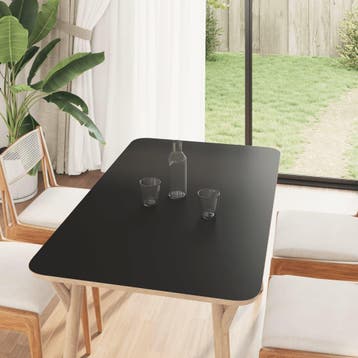 vidaXL Meubelfolies zelfklevend 90x500 cm PVC matzwart, Verzenden, Nieuw