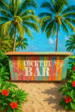 Huur: Complete cocktailbar - Ibiza, Ophalen of Verzenden, Nieuw zonder verpakking