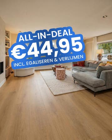 -21% | Actie vloer Plak PVC Plank  - OP = OP! | Luxury, Huis en Inrichting, Ophalen, Nieuw