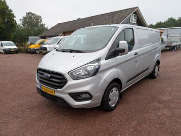 Ford Transit Custom 300 2.0 TDCI L2H1 Airco / Cruise / Navi, Gebruikt, Euro 6, Ford, Zilver of Grijs