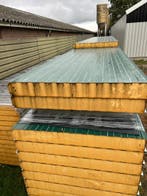 Gelegenheidspartij, wandpanelen, 120mm dik, groen, Zo goed als nieuw, Overige materialen, 100 mm of meer