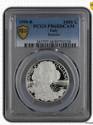 Italië. 1000 Lire Minted in Rome 1998. 400th Anniversary of