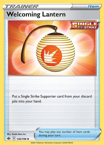 Welcoming Lantern 156/198 Chilling Reign, Ophalen of Verzenden, Nieuw, Losse kaart, Foil