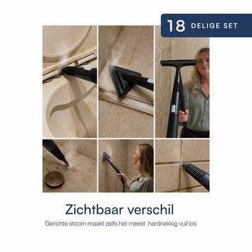 2dekans | Samako Halo Stoomreiniger 1500W - Vloerreiniger, Ophalen of Verzenden, Zo goed als nieuw