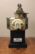 1:6 - Model militair voertuig - M3A1 Stuart Honey Tank, Nieuw