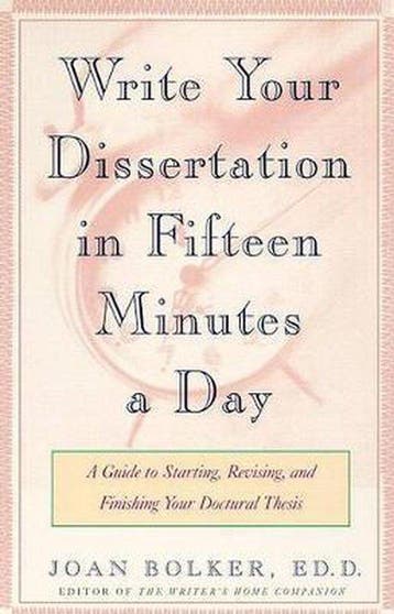 Writing Your Dissertati In 15 Mins A Day - Bolker Joan, Verzenden, Gelezen, Bolker Joan