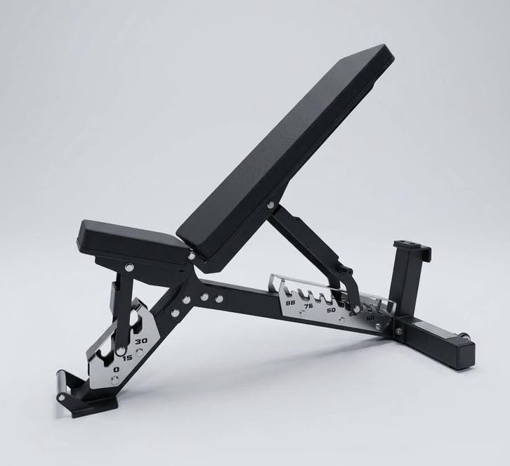 Commerciële Verstelbare Trainingsbank RawFitness, Sport en Fitness, Fitnessmaterialen, Armen, Benen, Borst, Buik, Rug, Nieuw, Fitnessbank