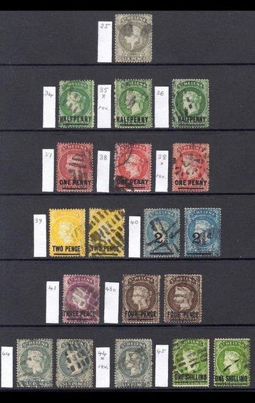 Britse Gemenebest - St. Helena (1884-1894) - Koningin, Gestempeld