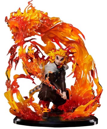 Demon Slayer Kimetsu no Yaiba Statue 1/8 Kyojuro Rengoku..., Ophalen of Verzenden, Nieuw