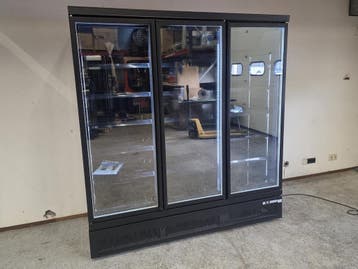 Saro 3-Deurs Vrieskast GTK1480S Pro – B188 x D69 x H201 cm -, Gebruikt