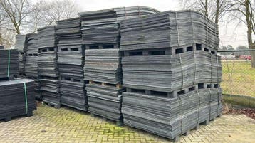 Kunststof rijplaat 240x120x2 - Vanaf € 61,- OP=OP, Ophalen of Verzenden