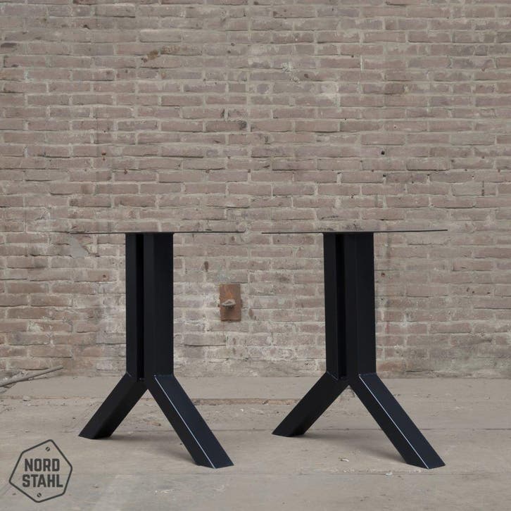 Stalen onderstel tafel - Split leg - Nordstahl, Huis en Inrichting, Tafelonderdelen, Nieuw, Verzenden