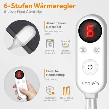 Elektrische onderdeken - Warmtedeken - 1 persoons - 150x80 c, Verzenden, Zo goed als nieuw