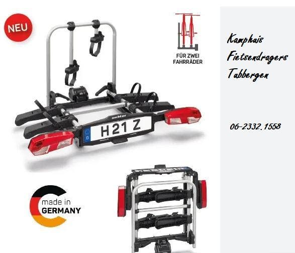 2026* Uebler H21 Z Fietsendrager o.a. Campers!  4 varianten!, Auto diversen, Fietsendragers, Trekhaakdrager, Nieuw, 2 fietsen