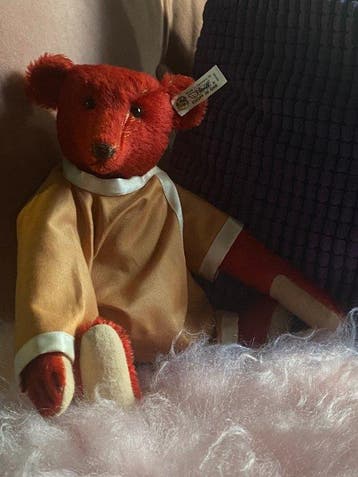 Steiff: Alfonzo eerste replica 1990 - Teddybeer - 1980-1990