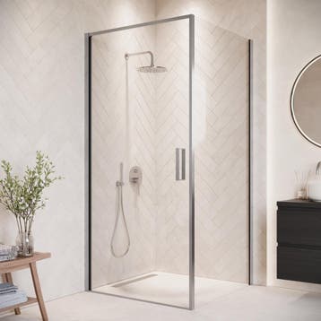 Douchecabine Alava 80 x 80 x 190 cm Chroom, Verzenden, Nieuw, Douche