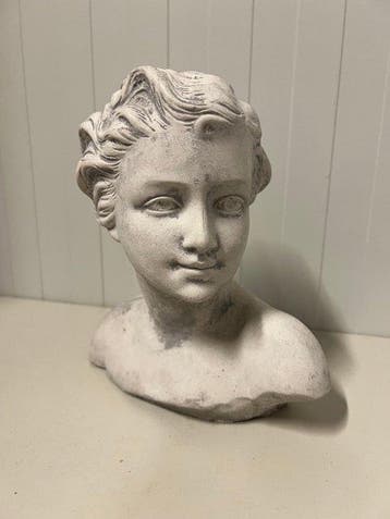 Buste, Vrouwenbuste - 25 cm - Beton