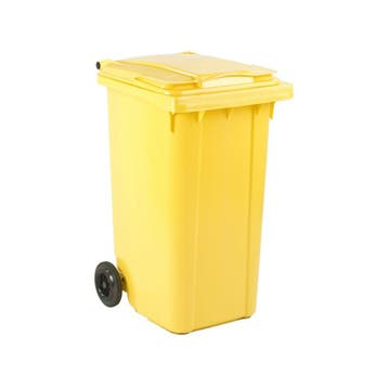 Mini-container 240 ltr - geel, Verzenden, Nieuw