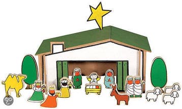 Bambolino Speelgoed Bruna Kerststal van €19,99 voor €17,99, Ophalen of Verzenden, Nieuw