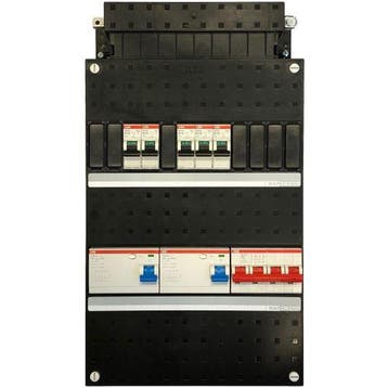 ABB groepenkast 5 groepen, 2 aardlekschakelaars, 1, Ophalen of Verzenden, Nieuw