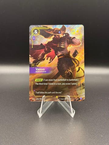 Riftbound Yasuo Windrider OGN 205a/298 L.O.L, Verzenden, Nieuw