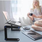 Verstelbare Laptoptafel Opklapbaar Met Koeling Muismat, Verzenden, Nieuw
