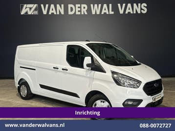 Ford Transit Custom | 2.0 TDCI L2H1 inrichting Euro6 Airco |, Auto's, Gebruikt, Euro 6, Wit, Dealer onderhouden