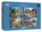 Gibsons puzzel Flora & Fauna - 4 x  van €31,99 voor €22,40, Ophalen of Verzenden, Nieuw