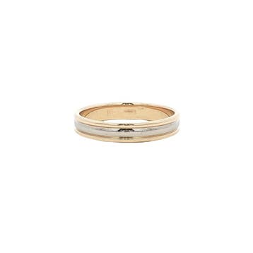 Gouden ring bicolour van Desiree 14 karaat, Verzenden, Zo goed als nieuw, Goud