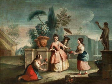 Domenico Pecchio (1687-1760), Attributed to - Bucolic Scene