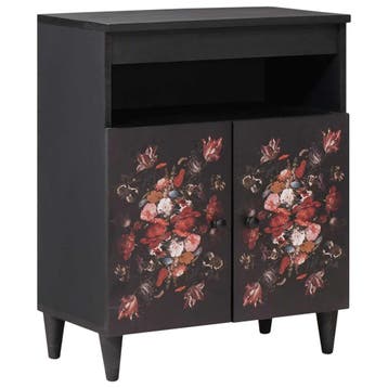 vidaXL Opslagkasten Multikleur 60 x 33,5 x 75 cm Massief, Verzenden, Nieuw