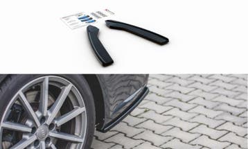 Achterzij Spoilers Audi S6 / A6 S-Line C7 FL Glanzend Zwart, Ophalen of Verzenden, Nieuw