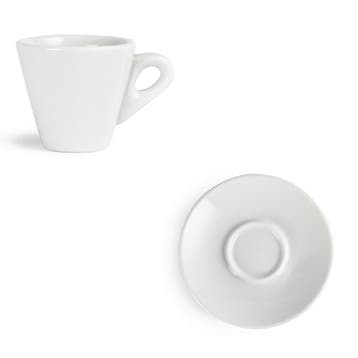 Espressokop en schotel (12 stuks), Ophalen of Verzenden