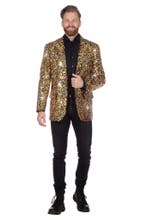 Pailletten Blazer Heren Zwart/Goud/Zilver, Kleding | Heren, Ophalen of Verzenden, Nieuw