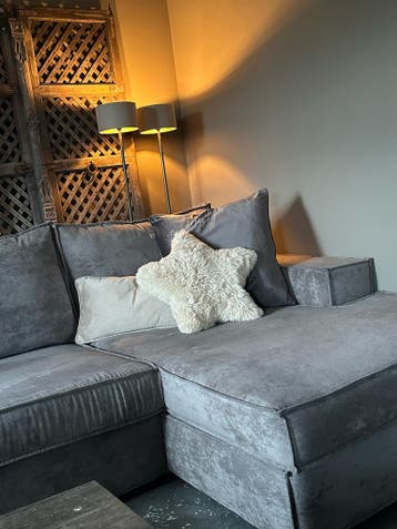 Fluffy ster kussen Beach sand 50 cm, Ophalen of Verzenden, Nieuw