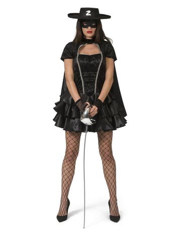 Zorro Kostuum Senora, Kleding | Dames, Carnavalskleding en Feestkleding, Ophalen of Verzenden, Nieuw