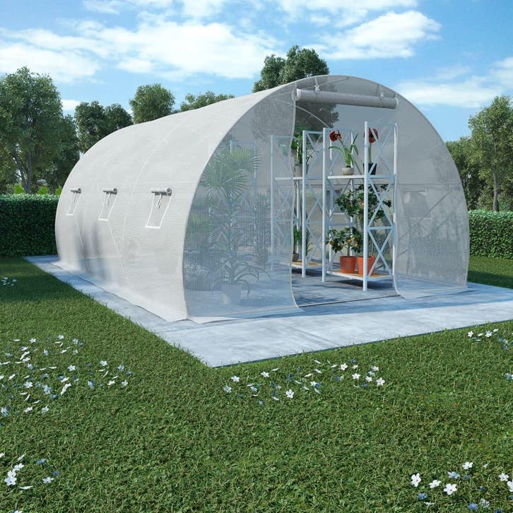vidaXL Kas 13,5 m² 450x300x200 cm, Tuin en Terras, Kassen, Nieuw, Verzenden