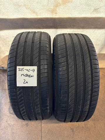 225/45 R17 Zomerbanden - Michelin, Bridgestone & Dunlop, Auto-onderdelen, Ophalen, Gebruikt, 17 inch, Band(en)